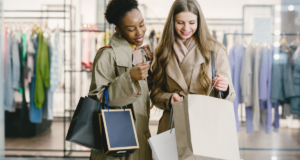 ladies doing shopping