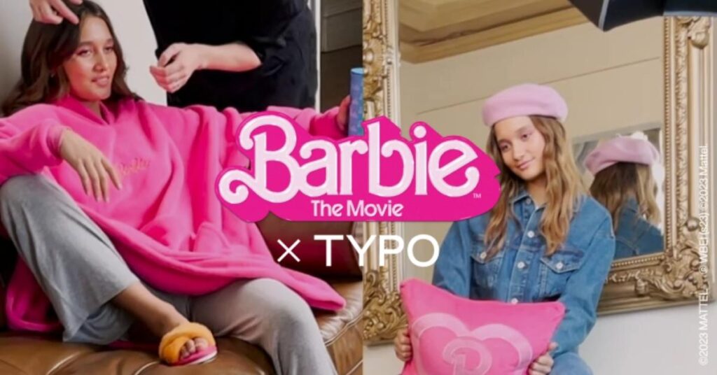 barbie and typo collaboration